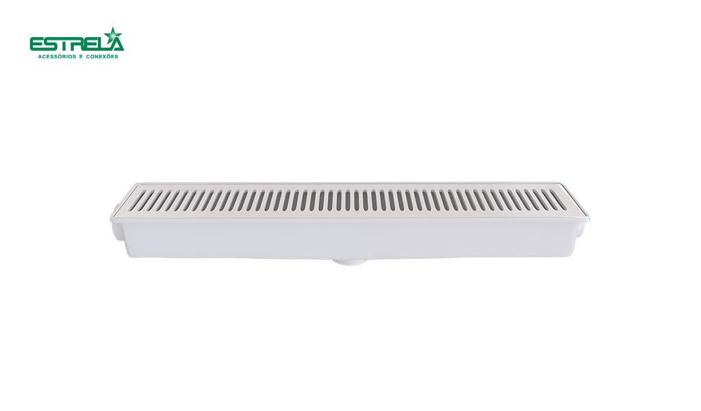 RALO ESTRELA LINEAR SEQUENCIAL LINHA CLEAN 7CM X 5CM X 52CM BRANCO