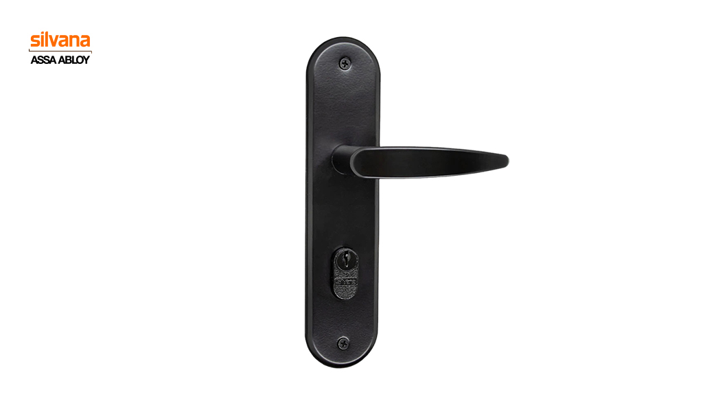 FECHADURA SILVANA LILLE 1301/32ZPF EXTERNA PRETO FOSCO