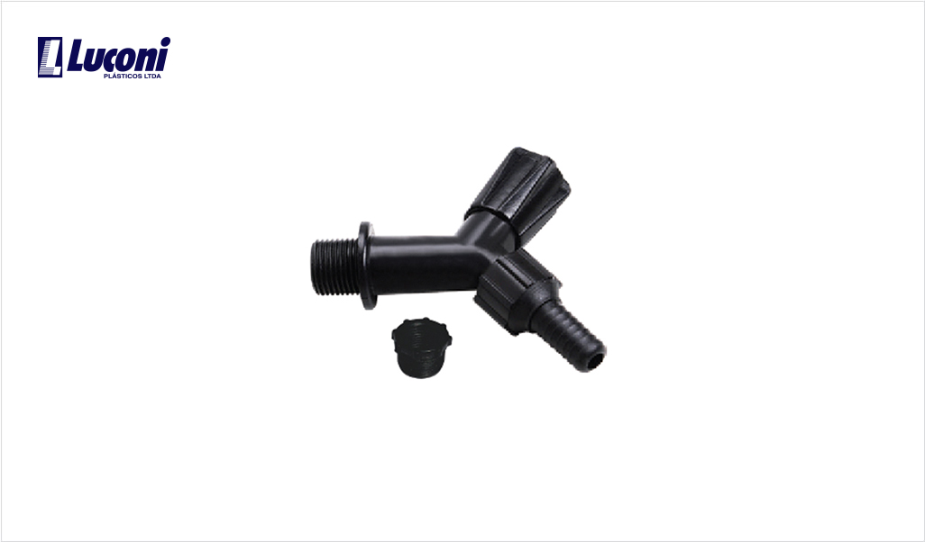 TORNEIRA LUCONI JARDIM 1/2”X3/4” PR