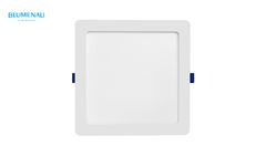 LUMINÁRIA BLUMENAU LED ABS EMBUTIR QUADRADO 18W - 6.500K LUZ BRANCA