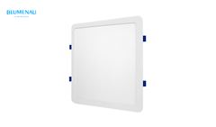 LUMINÁRIA BLUMENAU LED ABS EMBUTIR QUADRADA 24W - 6500K LUZ BRANCA