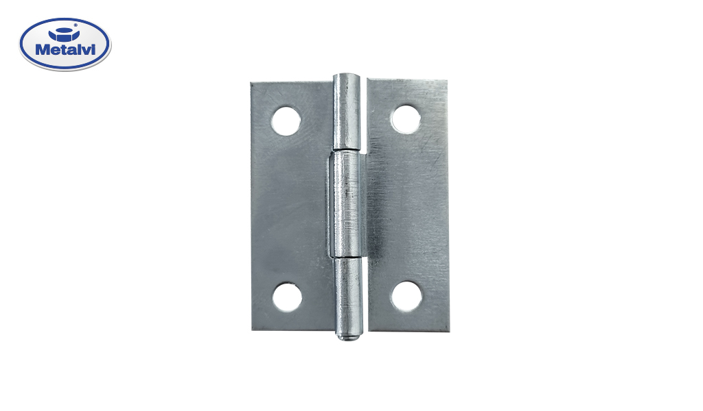 DOBRADIÇA METALVI DE CANTO (CHAPA 20) 1.1/2” ZINCADA - CAIXA C/12 PARES