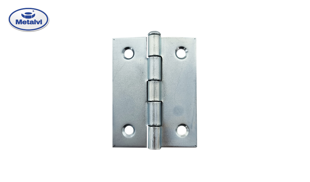 DOBRADIÇA METALVI DE CANTO (CHAPA 20) 2” ZINCADA - CAIXA C/12 PARES