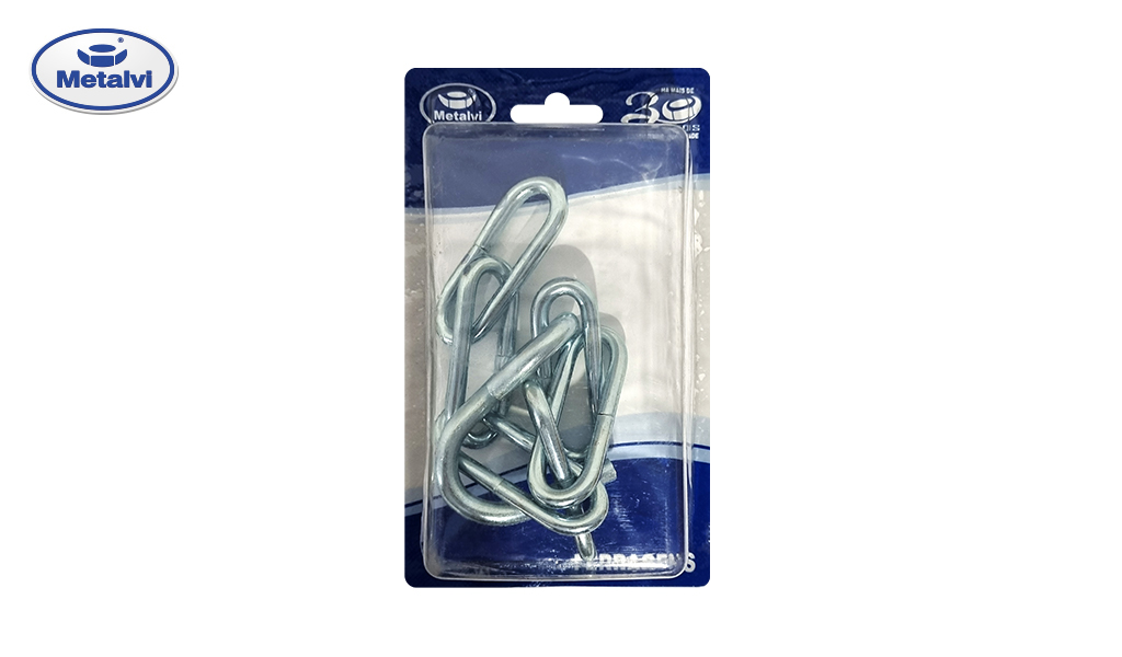 CORRENTE METALVI PARA REDE ZINCADA 40CM - BLISTER C/01 UNIDADE
