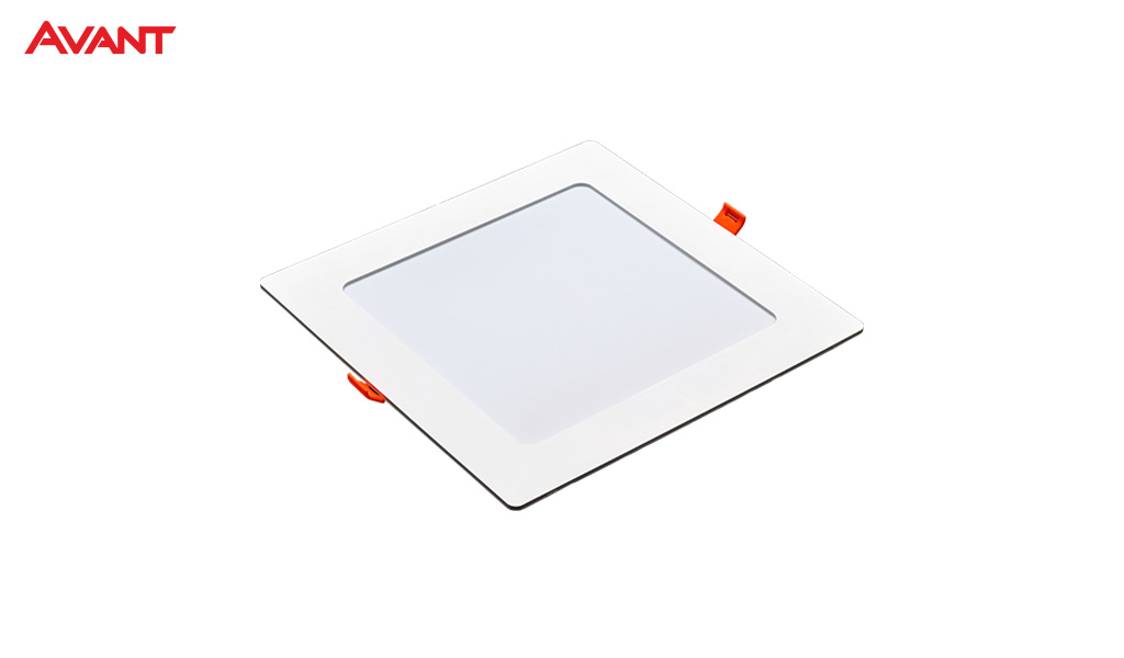 LUMINARIA AVANT LED LINHA POP PLASTICO ABS 30W EMBUTIR QUADRADO BRANCO - COR DE LUZ 6500K BRANCA
