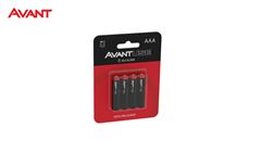 PILHA AVANT ALCALINA PALITO AAA 1,5V - BLISTER C/4 UNIDADES