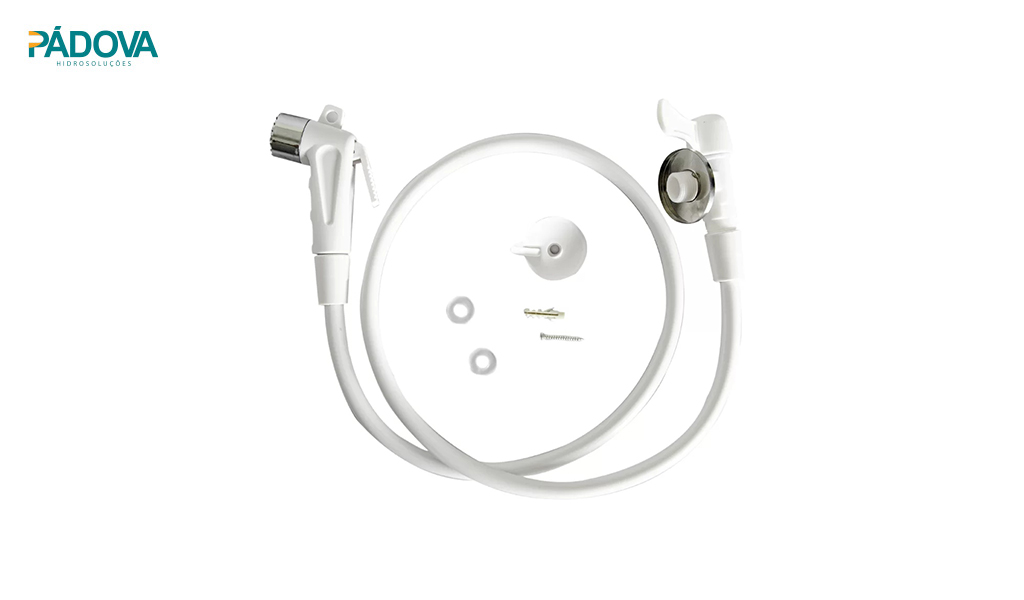 DUCHA PADOVA HIGIENICA PVC BRANCA