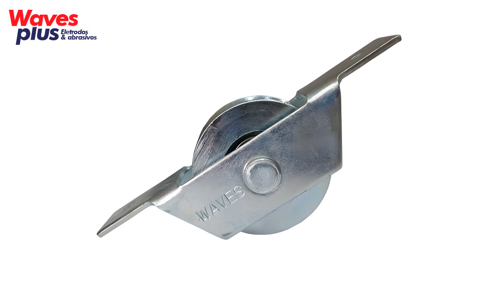 ROLDANA WAVES PLUS CAIXA ABERTA 2V (CANAIS) 2” 50X19MM - FERRO ZINCADO