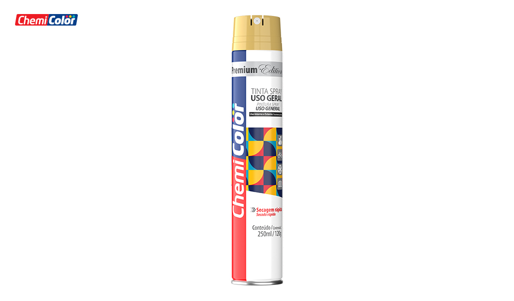 SPRAY CHEMICOLOR USO GERAL 250ML - BEGE