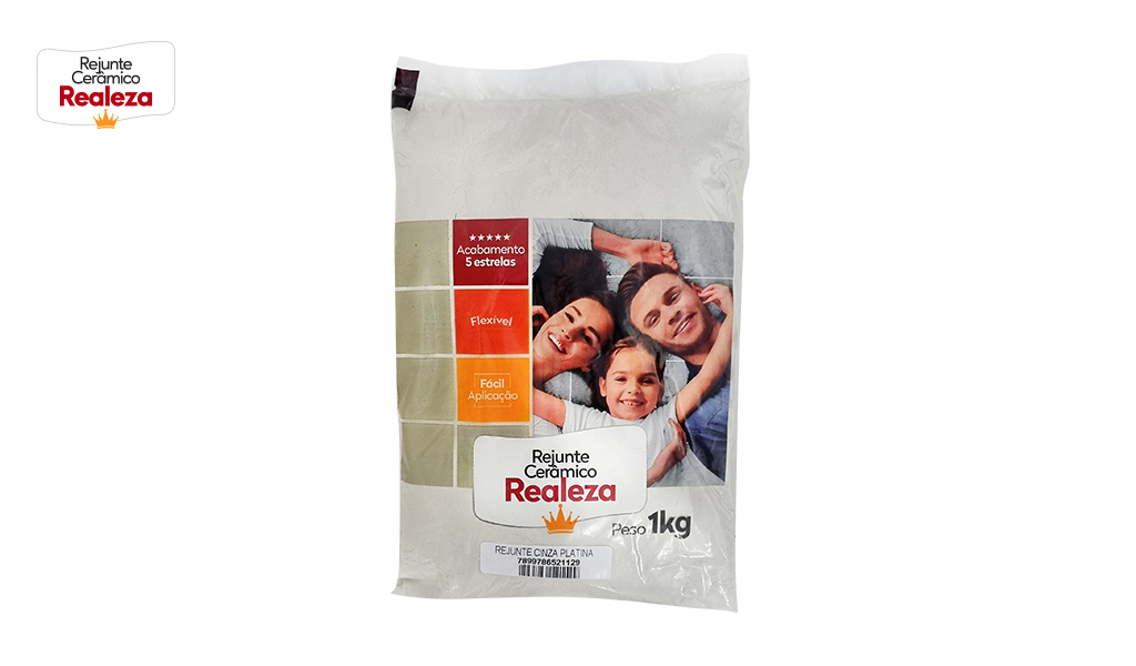REJUNTE FLEXIVEL REALEZA 1X20KG PLATINA