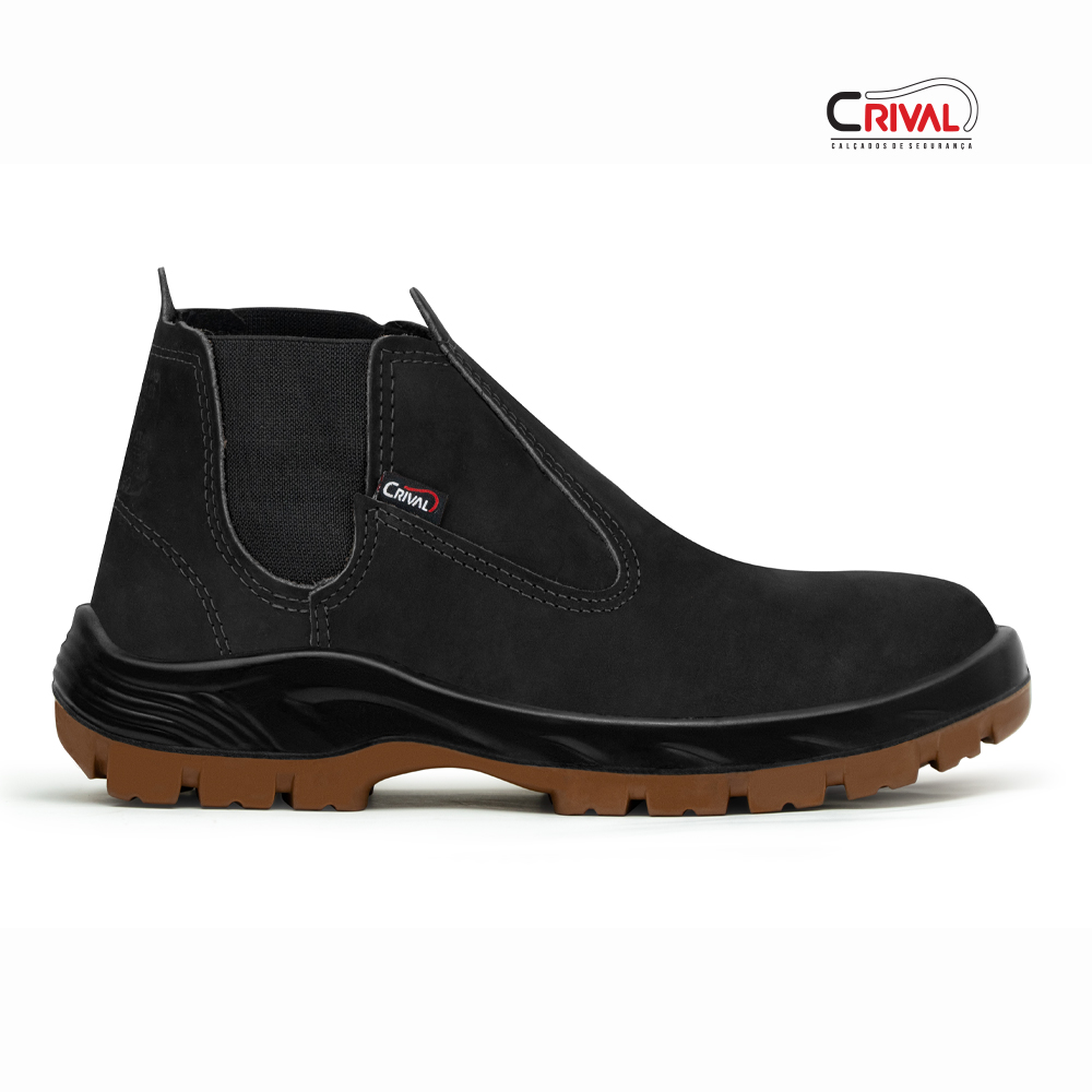BOTA CRIVAL AGRO NOBUK ELAST C/BICO N°41 PRETA