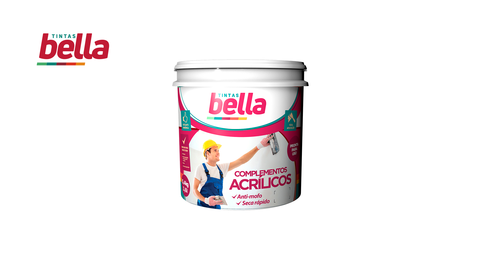 MASSA BELLA ACRILICA GL 4,0KG