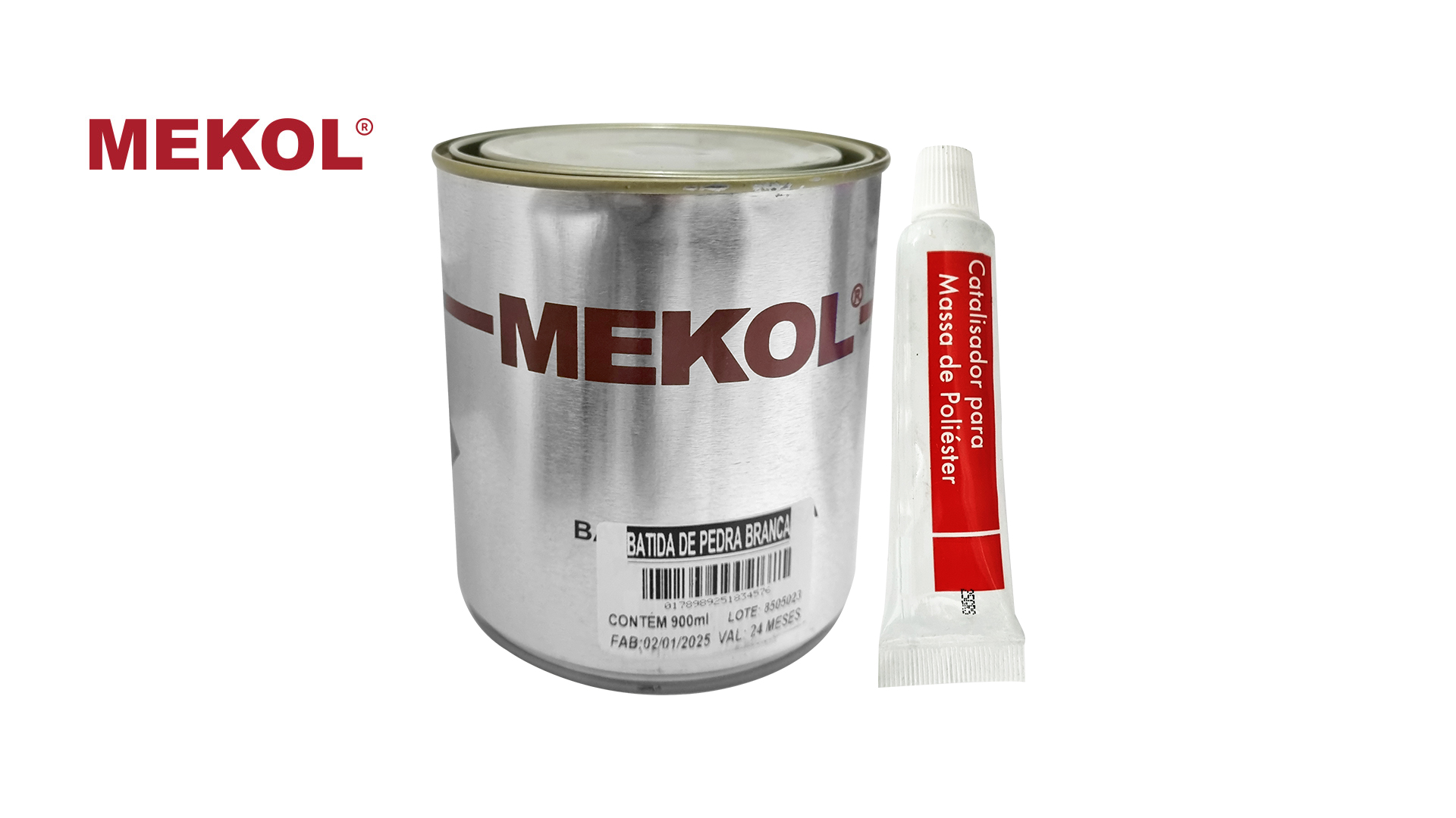 BATIDA PEDRA MEKOL EMBOR AUTO 900ML BRANCA
