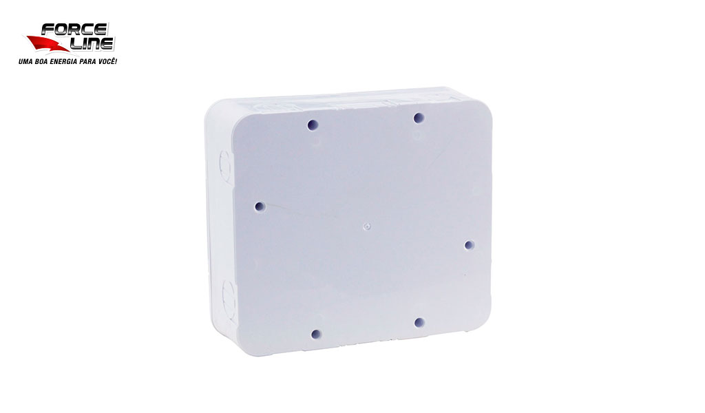 QUADRO DE DISTRIBUICAO FORCELINE DE SOBREPOR - P/8 DISJUNTORES DIN - BRANCO