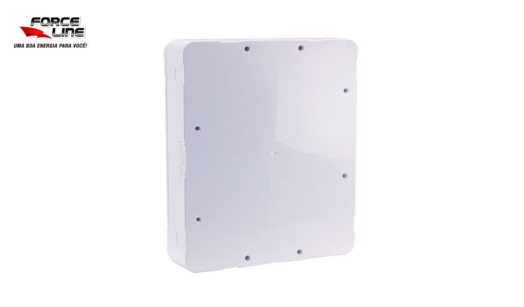 QUADRO DE DISTRIBUICAO FORCELINE DE SOBREPOR - P/24 DISJUNTORES DIN - BRANCO