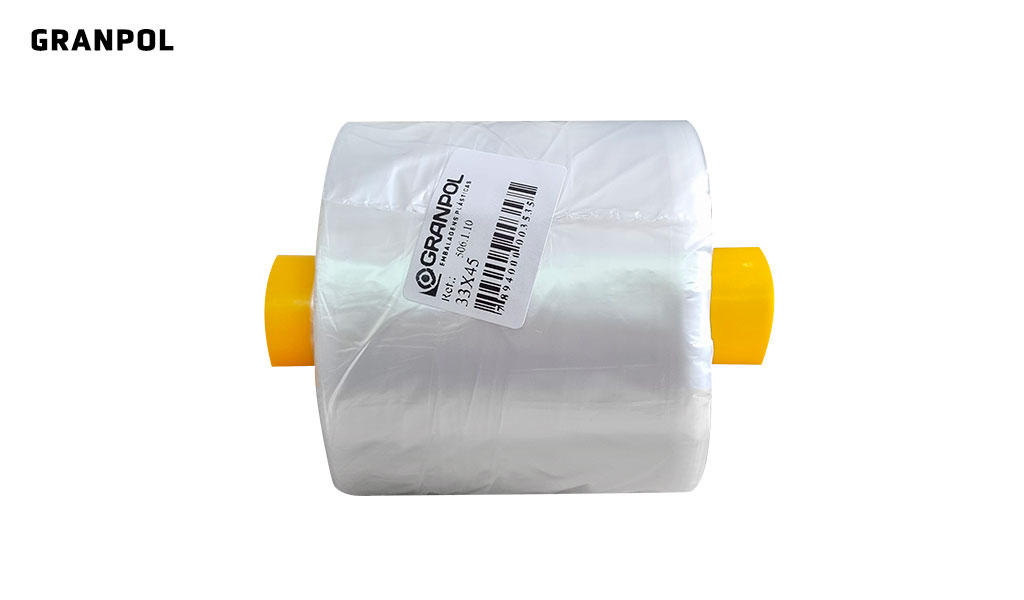 BOBINA GRANPOL FUNDO ESTRELA 33X45 - TAMANHO M - COM 300 UNIDADES NO ROLO - FARDO COM 06 UNIDADES