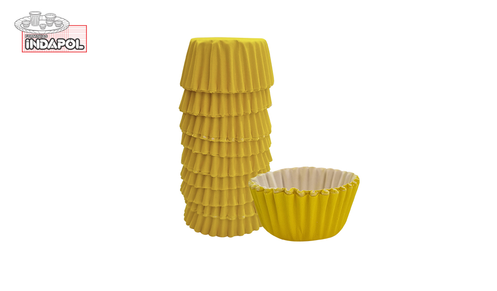 FORMA INDAPOL PAPEL N-4 AMARELA - COM 100 UNIDADES