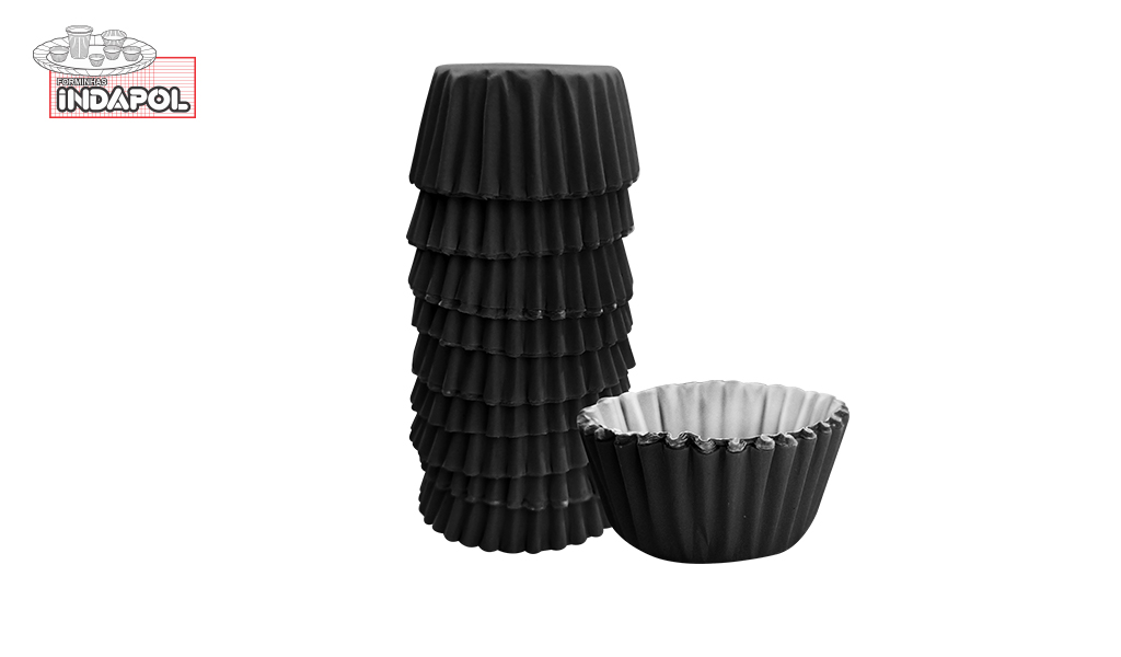 FORMA INDAPOL PAPEL N-4 PRETA - COM 100 UNIDADES