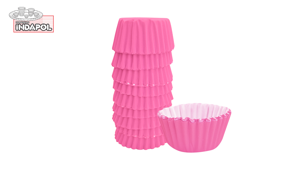 FORMA INDAPOL PAPEL N-4 ROSA - COM 100 UNIDADES