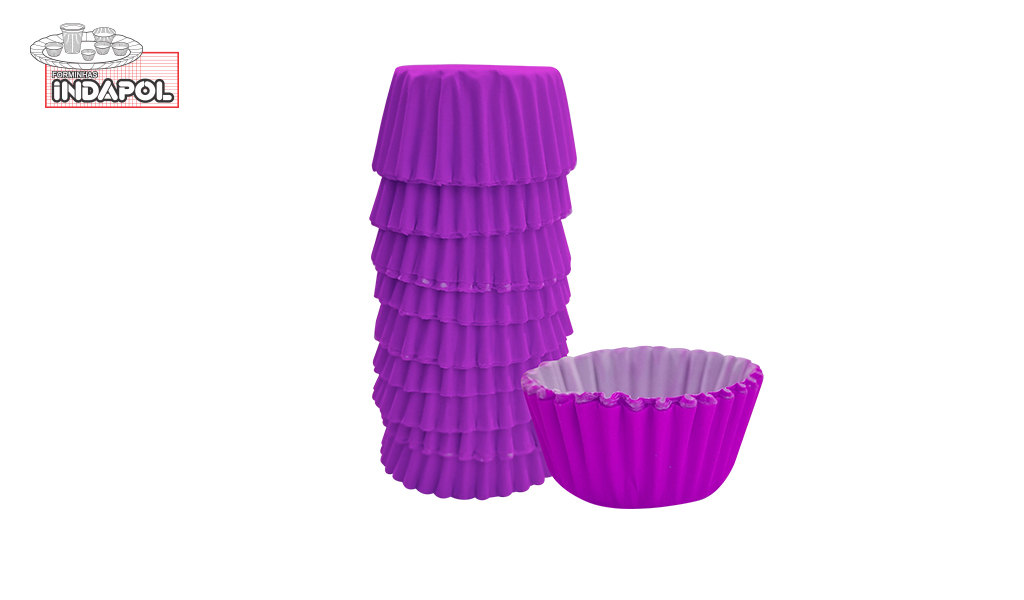 FORMA INDAPOL PAPEL N-6 LILAS - COM 100 UNIDADES