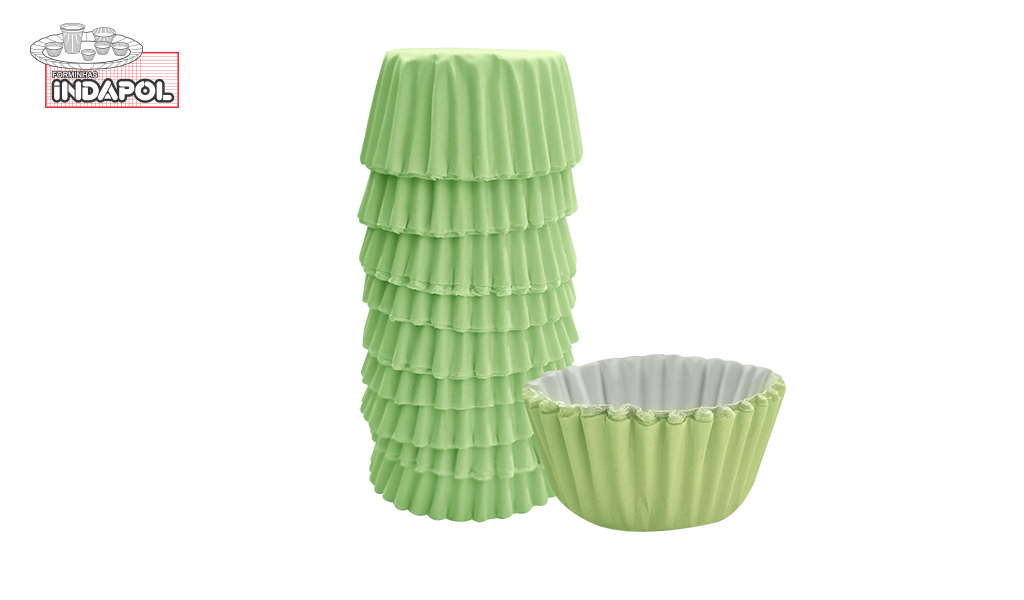 FORMA INDAPOL PAPEL N-6 VERDE - COM 100 UNIDADES