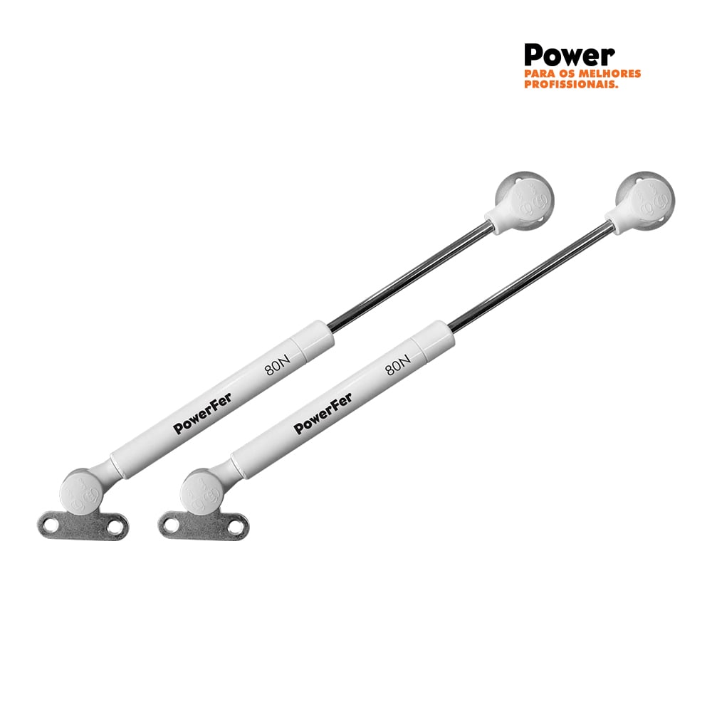 PISTAO POWER-FIX A GAS BRANCO  8KG 80N CIMA
