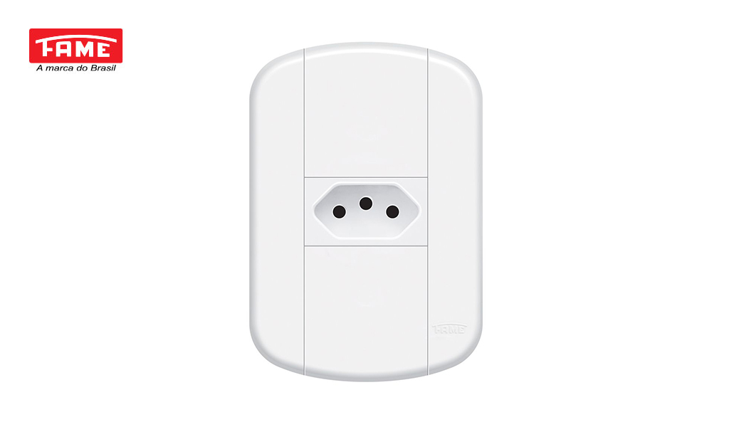 FAME BLANC+ 1 TOMADA 2P+T 20A
