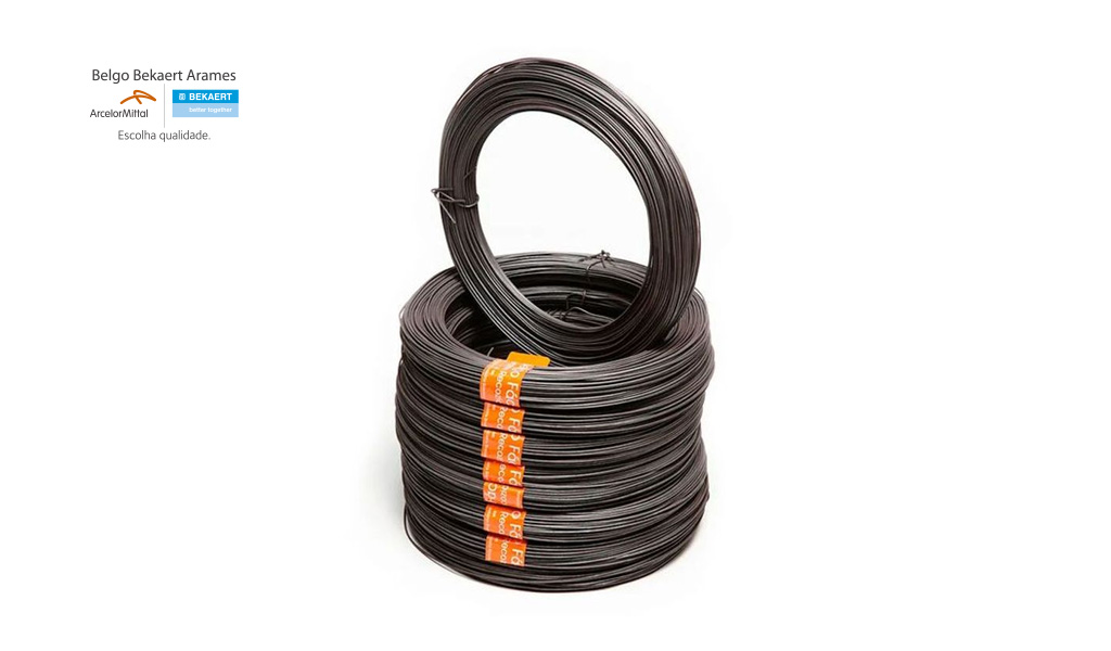 ARAME BELGO RECOZIDO LISO (BWG 18) 1,24MM