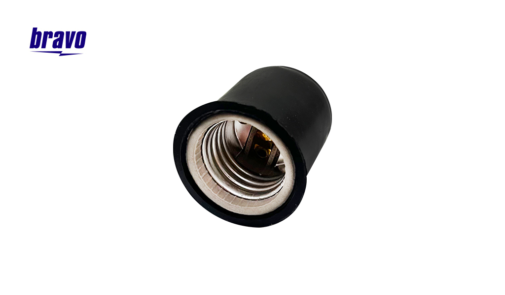 SOQUETE BRAVO PORCELANA E-27 C/BORRACHA IP65