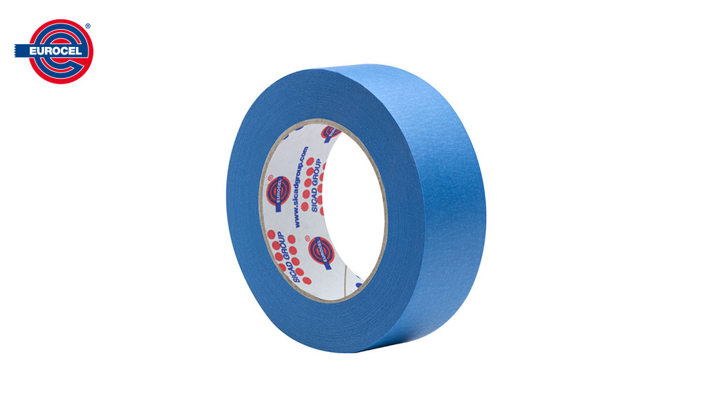FITA EUROCEL CREPE PARA PINTURA IMOBILIARIA - MODELO MSK 6075 25MMX50M  - PACOTE 6 UNIDADES
