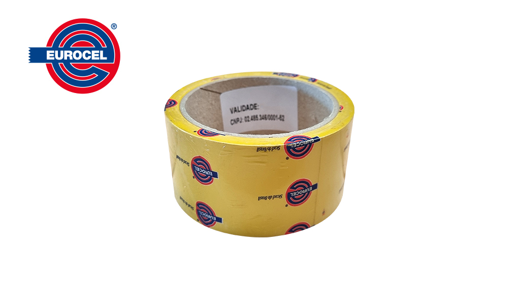 FITA EUROCEL DEMARCAÇÃO DE SOLO 50MMX15M - AMARELA