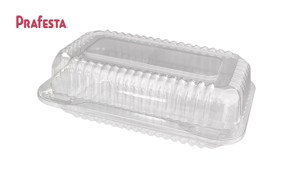 EMBALAGEM PRAFESTA RETANGULAR LUNCH BOX18 CRISTAL C/100 UNIDADES