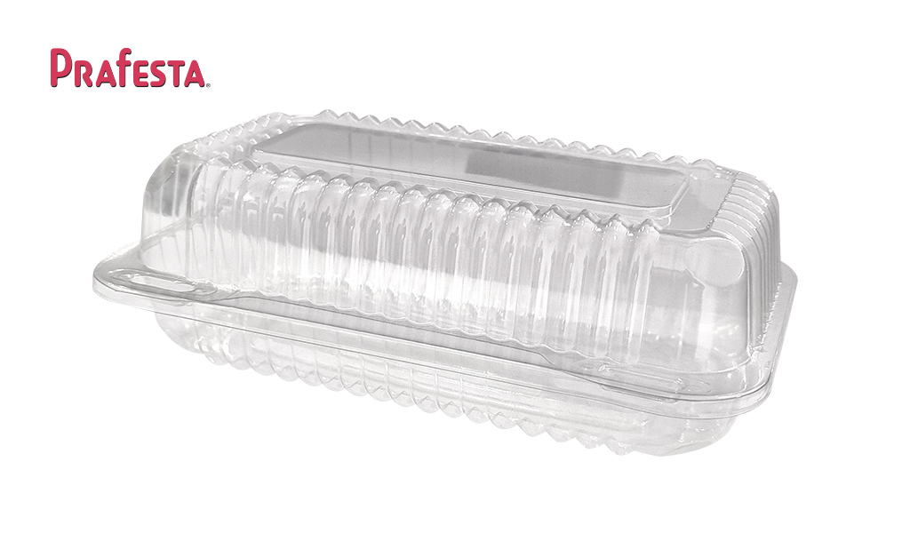 EMBALAGEM PRAFESTA RETANGULAR LUNCH BOX10 CRISTAL C/100 UNIDADES
