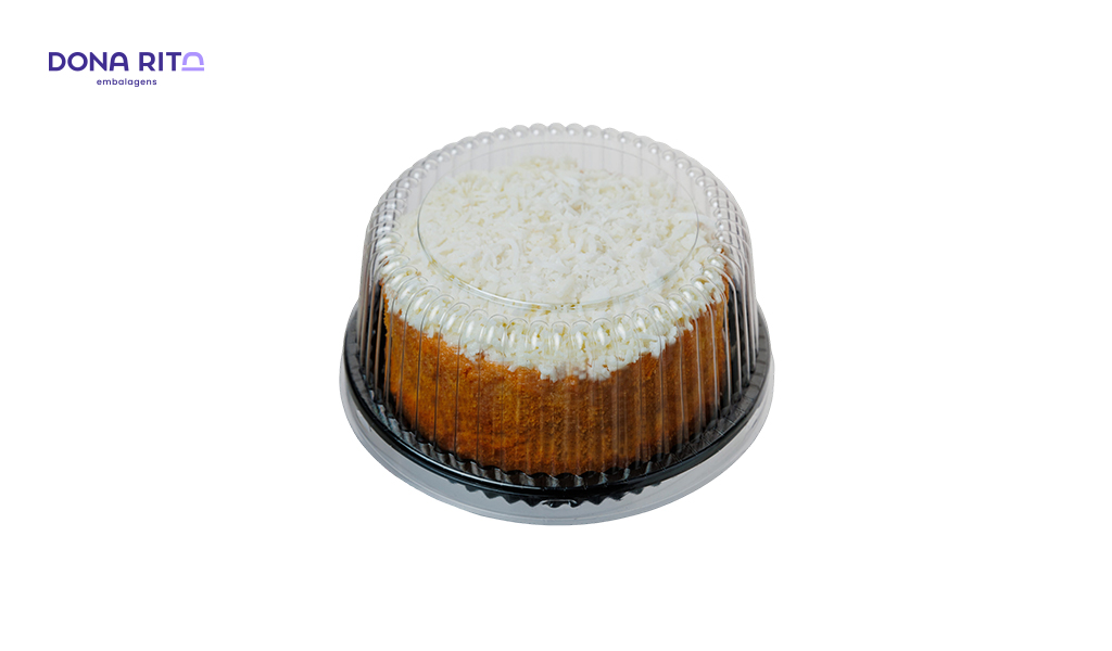 EMBALAGEM DONARITA D35RA P/BOLO ALTA 0,5KG BASE PRETA C/100 UNIDADES