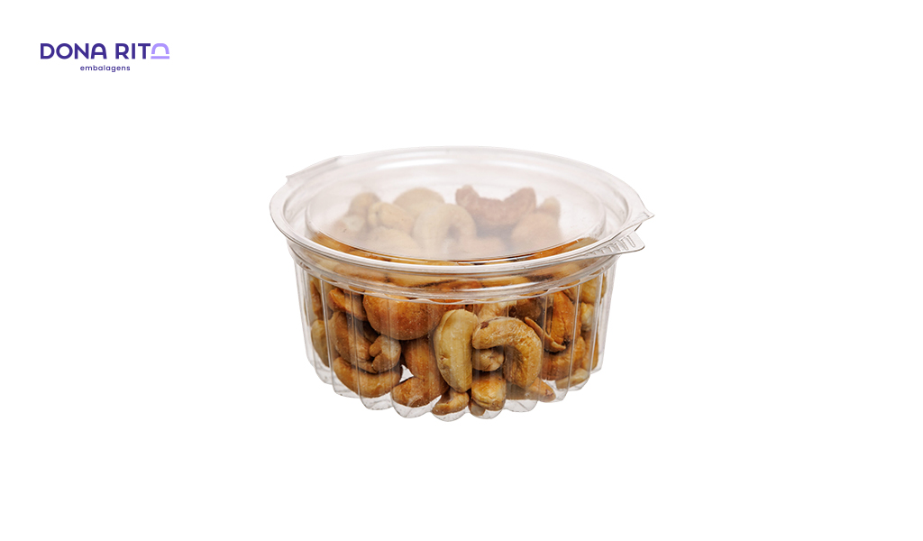 POTE+TAMPA DONARITA REDONDO D750R C/TAMPA ARTICULADA ROMA 350ML C/200 UNIDADES