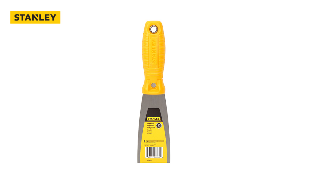 ESPÁTULA STANLEY DE ACO C/ CABO PLÁSTICO 5CM