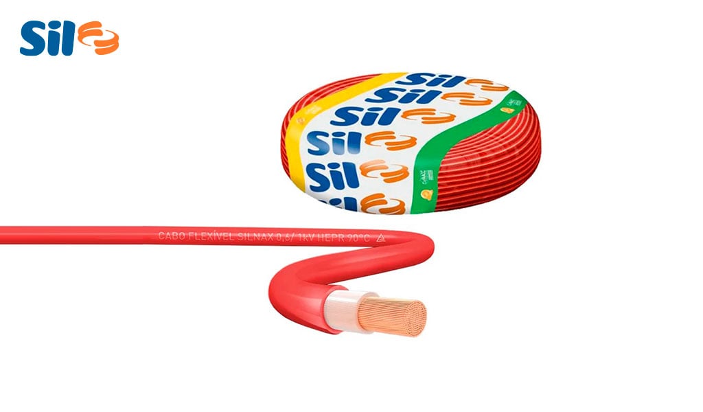 CABO SIL FLEX SILNAX 10MM 1KV 100M VERMELHO
