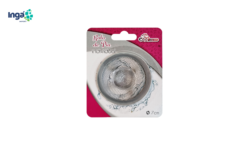 RALINHO INGA PARA PIA REDONDO EM ACO 7CM