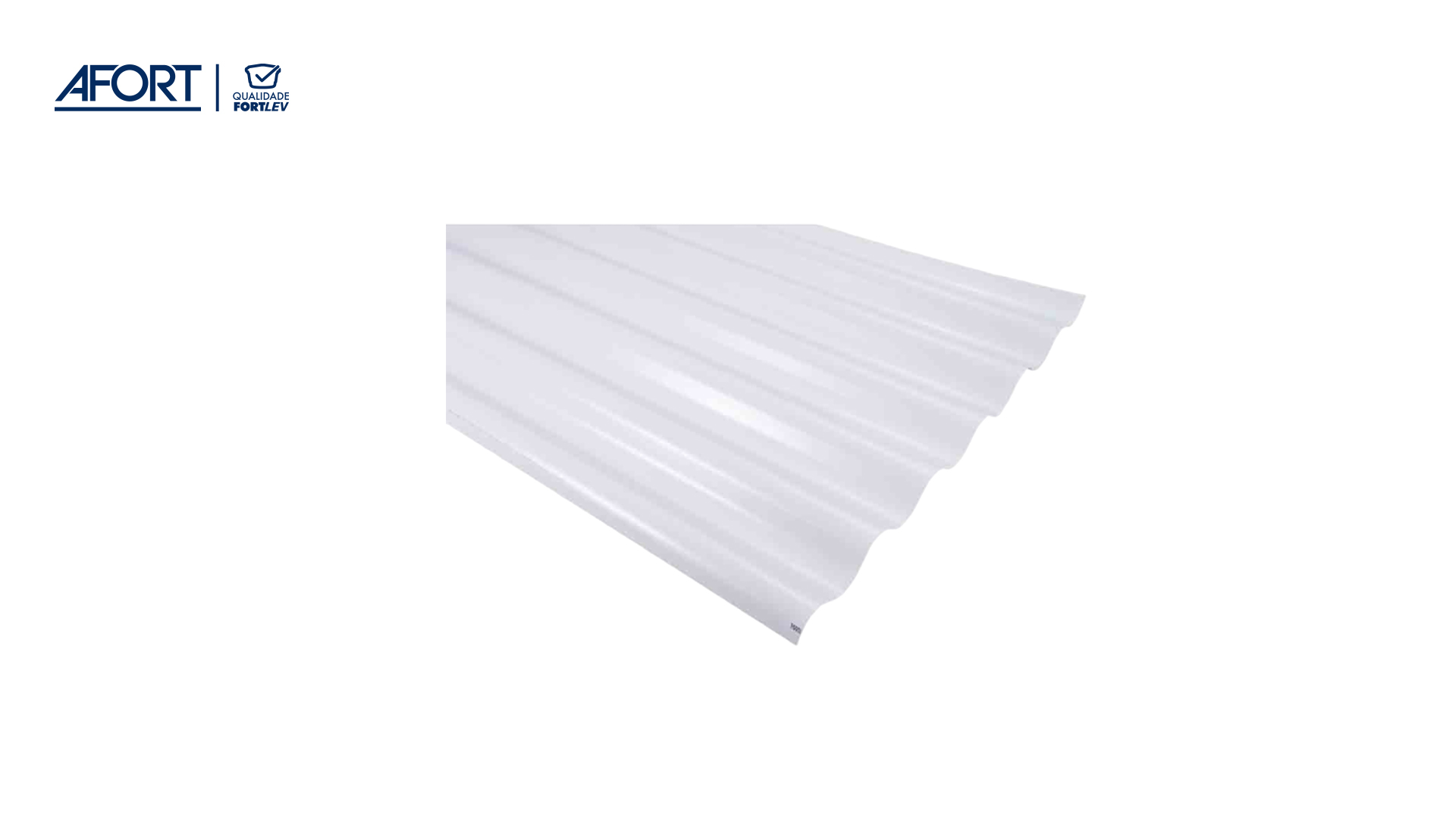 TELHA AFORT TRANSLUCIDA INCOLOR ONDALEV 2,44X0,50M