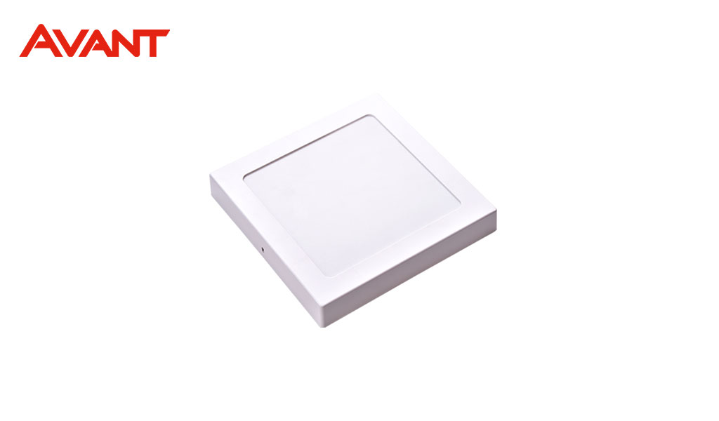 LUMINARIA AVANT LED LINHA POP PLASTICO ABS 24W SOBREPOR QUADRADO BRANCO - COR DE LUZ 6500K BR