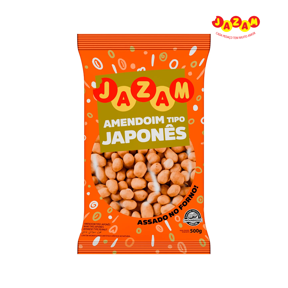 AMENDOIN JAZAM JAPONES 500GRAMAS