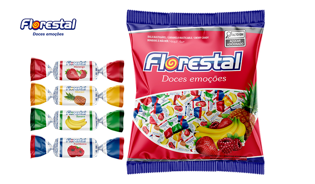 BALA FLORESTAL MASTIGAVEL MOLE SORTIDA 500G