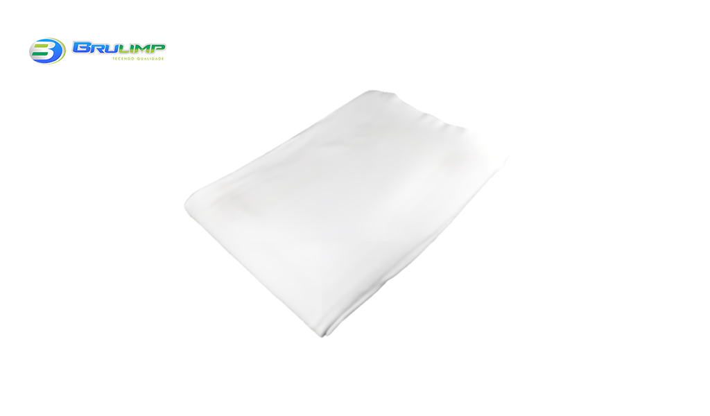 PANO DE CHÃO BRULIMP FLANELADO TIPO ”C” 42X66CM BRANCO