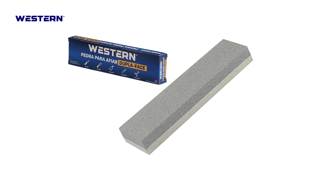 PEDRA WESTERN AFIAR DUPLA FACE 20CM