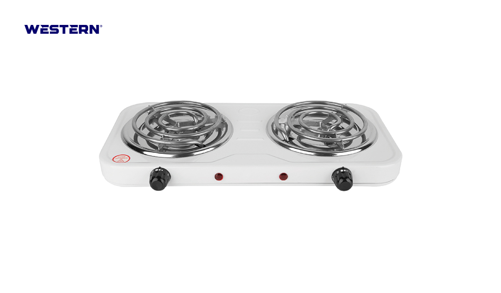 FOGAO WESTERN ELETRICO 2 BOCA 2000W 220V BRANCO