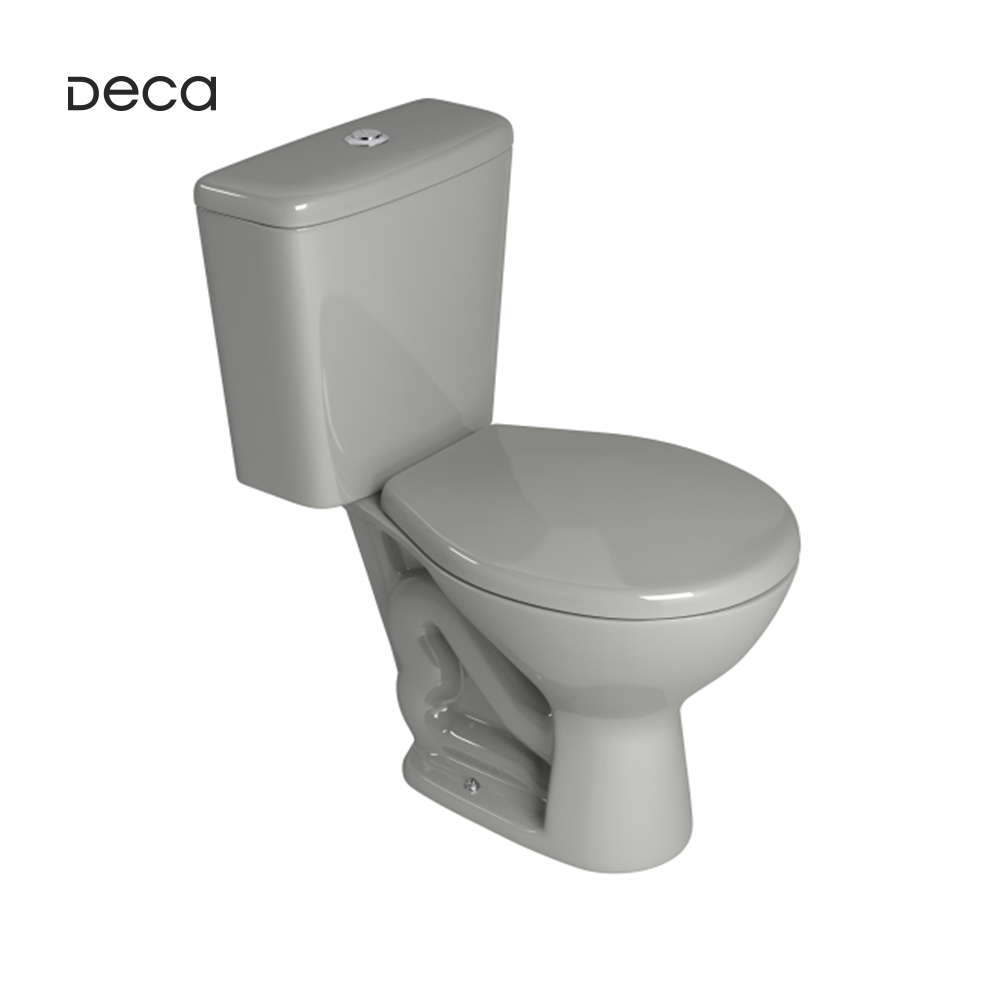 DECA BACIA+CX ACOPLADA IZY ACIONAMENTO DUPLO CINZA REAL