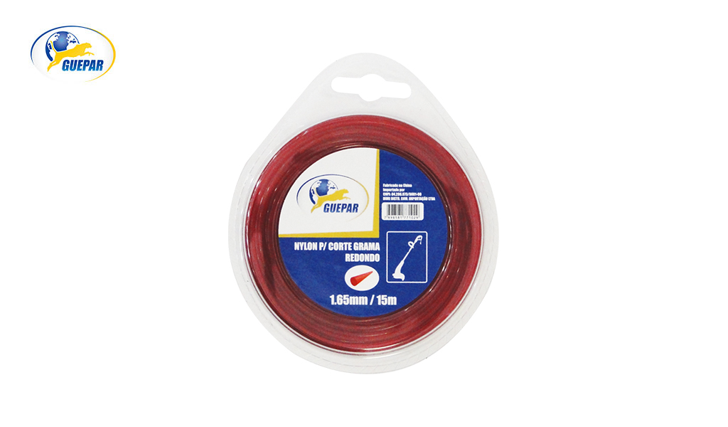 FIO GUEPAR NYLON P/APARADOR DE GRAMA 3,00MM 15 METROS