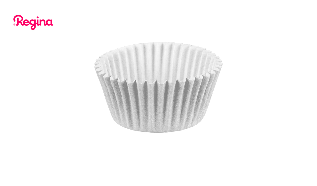 FORMA REGINA PAPEL CUPCAKE BRANCA C/100 UNIDADES