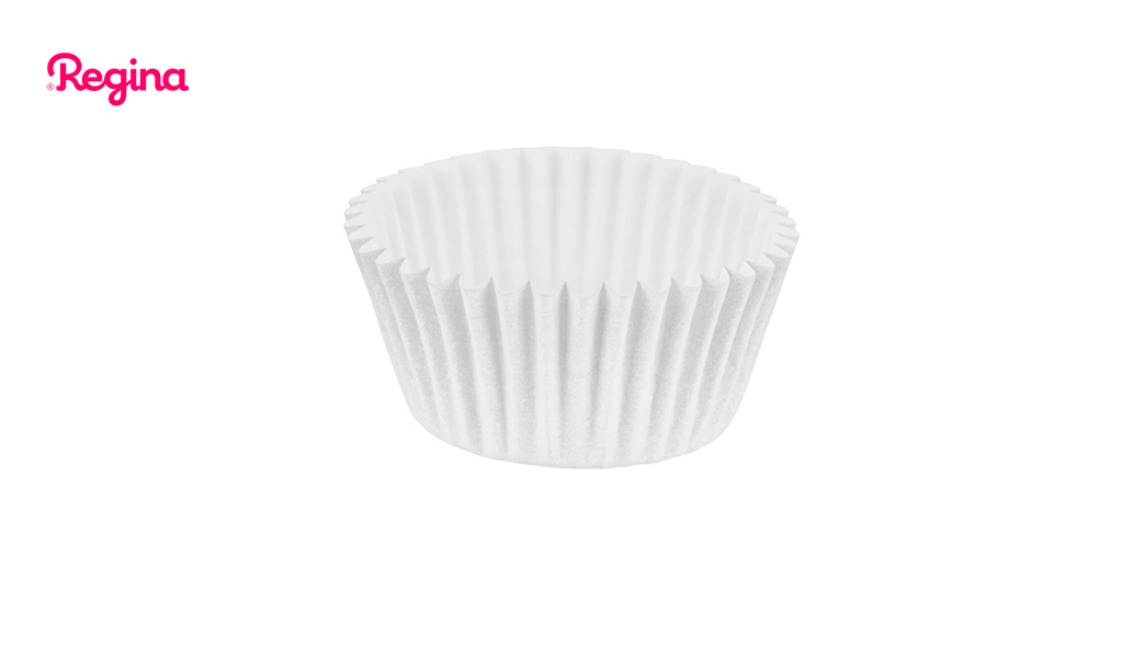FORMA REGINA MINI CUPCAKE COLORS IMPERMEAVEL BRANCA C/45 UNIDADES