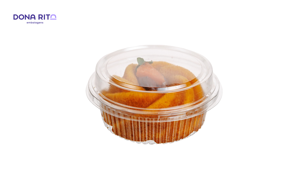 POTE+TAMPA DONARITA REDONDO D640 C/TAMPA 170ML C/300 UNIDADES